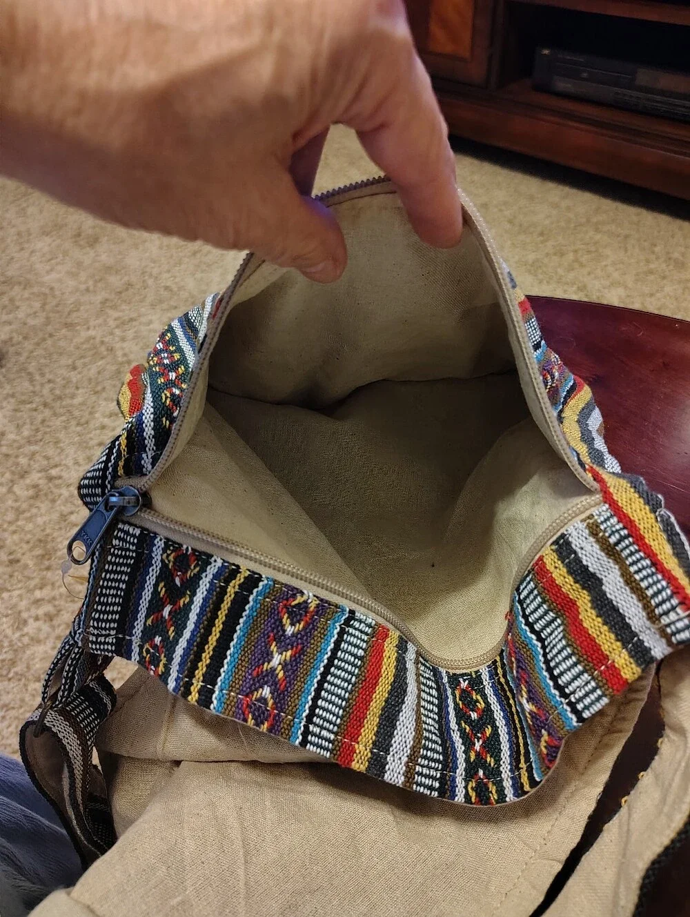 Core Hemp Crossbody Messenger Bag